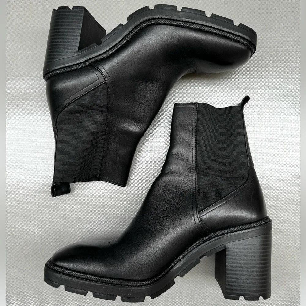Zara Leather Boots - Picture 7 of 9